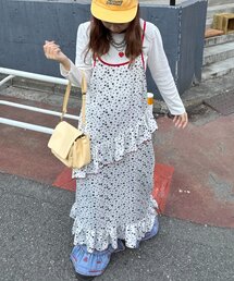 HELLO.SANFRANCISCO | 【HELLO.SANFRANCISCO/ハローサンフランシスコ】TEE付き星柄キャミワンピ(ワンピース)