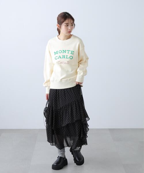 FREE'S MART（フリーズマート）の「◆アソートイレヘムフリルスカート（スカート・レディース・ブラック系その他/ベージュ系その他2/ホワイト系その他・MEDIUM/SMALL）」の10枚目の写真