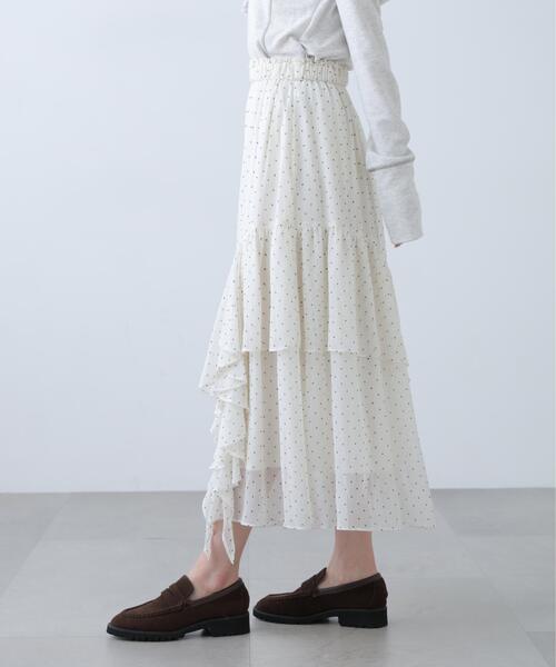 FREE'S MART（フリーズマート）の「◆アソートイレヘムフリルスカート（スカート・レディース・ブラック系その他/ベージュ系その他2/ホワイト系その他・MEDIUM/SMALL）」の22枚目の写真