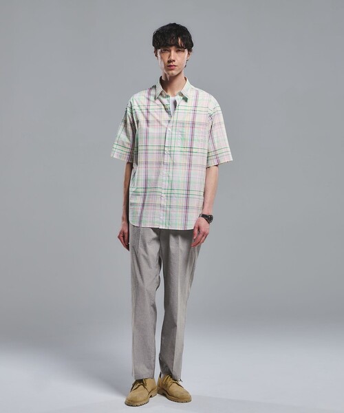 green label relaxing(グリーンレーベルリラクシング)の「ストレッチ サッカー イージー パンツ W3 -ストレッチ-(その他パンツ・メンズ・グレー/ネイビー/ダークグレー/ダークブラウン・XL/L/M/S)」の21枚目の写真