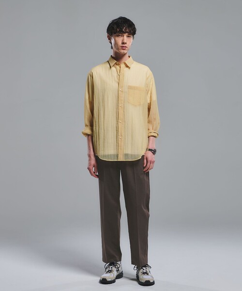 green label relaxing(グリーンレーベルリラクシング)の「ストレッチ サッカー イージー パンツ W3 -ストレッチ-(その他パンツ・メンズ・グレー/ネイビー/ダークグレー/ダークブラウン・XL/L/M/S)」の15枚目の写真
