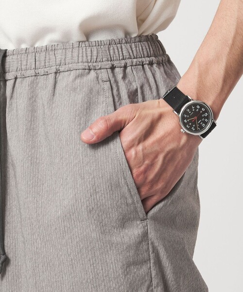 green label relaxing(グリーンレーベルリラクシング)の「ストレッチ サッカー イージー パンツ W3 -ストレッチ-(その他パンツ・メンズ・グレー/ネイビー/ダークグレー/ダークブラウン・XL/L/M/S)」の12枚目の写真
