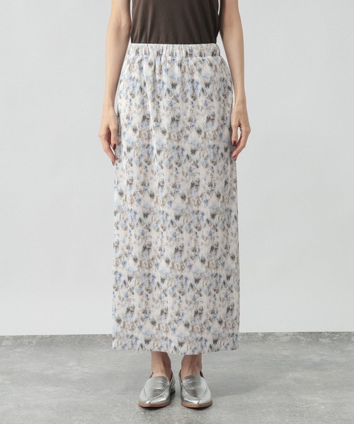 GLOBAL WORK（グローバルワーク）の「セルフカットプリーツナロースカート/638731（スカート・レディース・ライトベージュ/グレー系その他/ブラック/ダークブラウン・REGULAR/SHORT）」の21枚目の写真