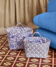 Cath Kidston（キャスキッドソン）の「キルテッド ストレージ 2個セット Posey spot / Mystery Floral（インテリア雑貨）」