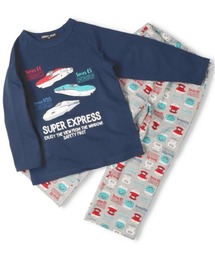 hungry heart（ハングリーハート）の「JR新幹線電車プリント長袖パジャマ（ルームウェア/パジャマ）」