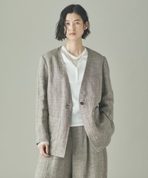 Curensology | Curensology(カレンソロジー)/＜C.S.G＞ダブルリネンジャケット(テーラードジャケット)