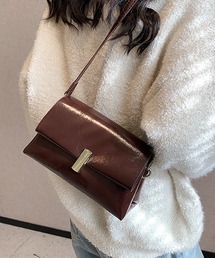 スクエア ミニ ワンハンドル ショルダー バッグ