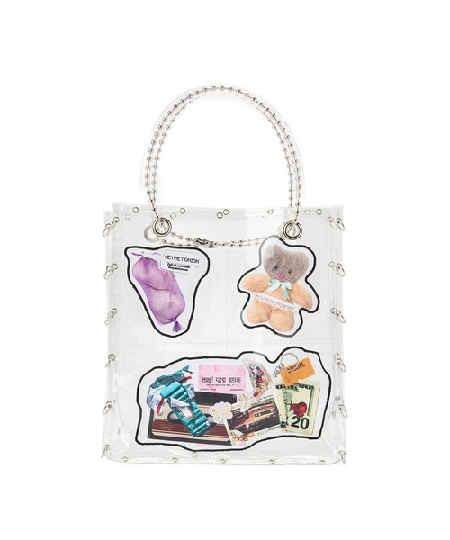 HEY!MrsROSE(ヘイミセスローズ)の「HEY! Mrs ROSE(ヘイ!ミセスローズ)Pockets BAG(トートバッグ・レディース・ピンク/クリア・FREE)」の18枚目の写真