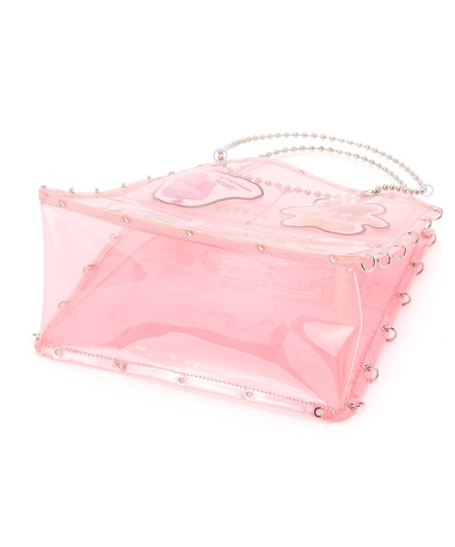 HEY!MrsROSE(ヘイミセスローズ)の「HEY! Mrs ROSE(ヘイ!ミセスローズ)Pockets BAG(トートバッグ・レディース・ピンク/クリア・FREE)」の22枚目の写真