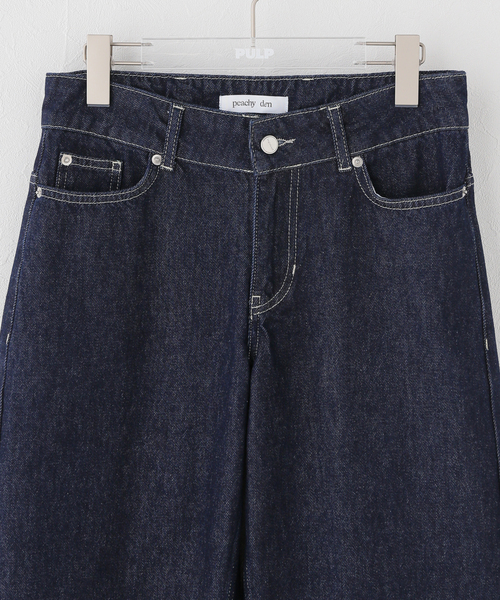 PULP/417EDIFICE（パルプフォーワンセブンエディフィス）の「peachy den / ピーチーデン JOAN JEANS（デニムパンツ・レディース・ブルー・X-SMALL/SMALL）」の3枚目の写真