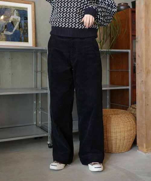 skoool(スクール)の「コーデュロイスラックス/ヒップ刺繍デザイン × コットン100%素材(その他パンツ・メンズ・ネイビー/ブラウン・SMALL/MEDIUM/LARGE)」の14枚目の写真