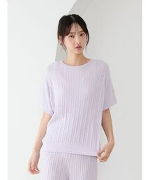 新品♡ジェラートピケの半袖ルームウェア上下セットパープル gelato pique｜ジェラート ピケ（レディース）のルームウェア/パジャマ