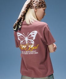 X-girl | BUTTERFLY AND LOGO S/S TEE(Tシャツ/カットソー)
