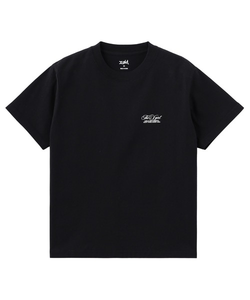 X-girl（エックスガール）の「BUTTERFLY AND LOGO S/S TEE（Tシャツ/カットソー・レディース・ブラック/ホワイト/ブラウン・S/M/L）」の9枚目の写真