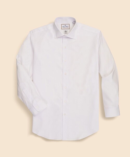 BROOKS BROTHERS(ブルックスブラザーズ)の「ラグジュアリー コットンロイヤルオックスフォード フレンチプラケット ドレスシャツ Regular Fit(ビジネスシャツ・メンズ・ホワイト・14 1/2-31/15 1/2-32/16-33/16 1/2-33/17-34/15-32)」の4枚目の写真