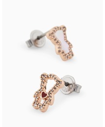 EMPORIO ARMANI | 【エンポリオ アルマーニ】スタッドピアス ローズゴールドトーンブラス(ピアス（両耳用）)