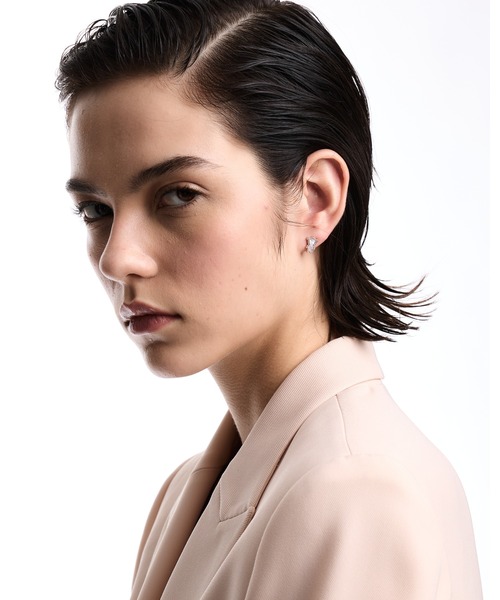 EMPORIO ARMANI(エンポリオアルマーニ)の「【エンポリオ アルマーニ】スタッドピアス ローズゴールドトーンブラス(ピアス(両耳用)・レディース・その他1・FREE)」の2枚目の写真