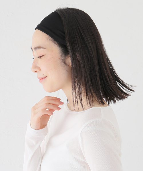 La Maison de Lyllis（メゾンドリリス）の「【La Maison de Lyllis / ラ メゾン ド リリス】 FRAI HEADBAND（ヘアバンド・レディース・ブラック/ブラウン・FREE）」の9枚目の写真