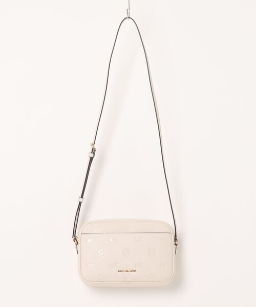 MICHAEL KORS(マイケルコース)の「JET SET TRAVEL LG CAMERA XBODY Crossbody(ショルダーバッグ・レディース・ベージュ系・FREE)」の1枚目の写真