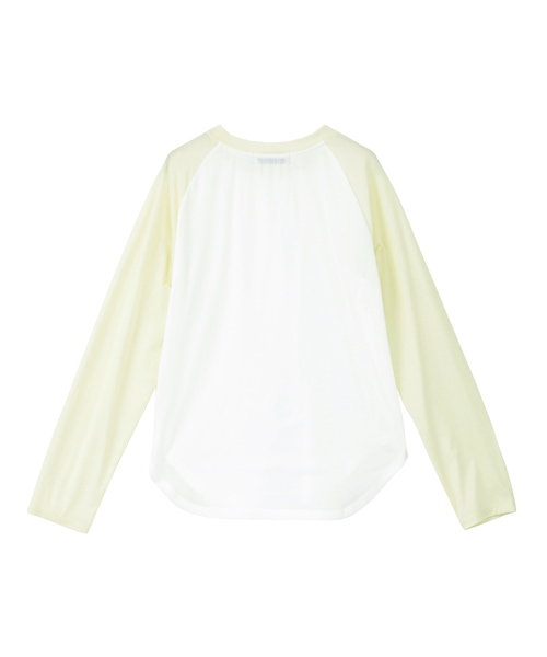 SOFFITTO（ソフィット）の「【A_/エース】カーブヘムベースボールTシャツ（Tシャツ/カットソー・レディース・ネイビー/オフホワイト・FREE）」の19枚目の写真