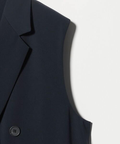 UNITED ARROWS(ユナイテッドアローズ)の「Drapy テーラード ミドル ベスト(ベスト・レディース・ブラック/ネイビー・38/36)」の8枚目の写真