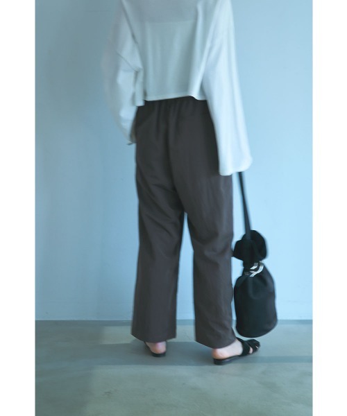 marjour（マージュール）の「ALLDAY SEMI WIDE PANTS（その他パンツ・レディース・モカ/ブラック・M）」の20枚目の写真