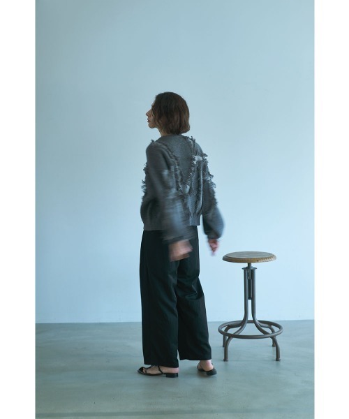 marjour（マージュール）の「ALLDAY SEMI WIDE PANTS（その他パンツ・レディース・モカ/ブラック・M）」の15枚目の写真