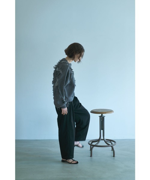 marjour（マージュール）の「ALLDAY SEMI WIDE PANTS（その他パンツ・レディース・モカ/ブラック・M）」の16枚目の写真