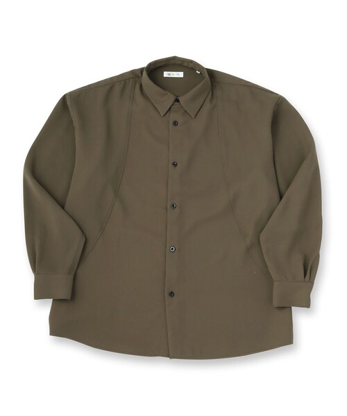 tk.TAKEO KIKUCHI(ティーケータケオキクチ)の「【UVカット/ストレッチ】NEUTRAXシリーズ 長袖シャツ(シャツ/ブラウス・メンズ・グレー/ブラック/ブラウン系その他・03/01/02)」の4枚目の写真