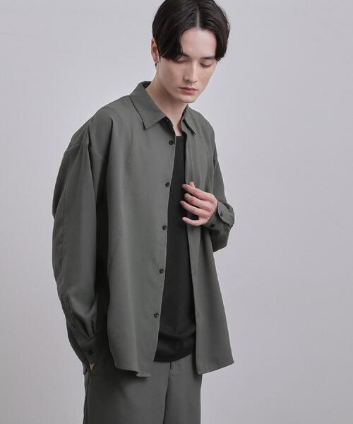 tk.TAKEO KIKUCHI(ティーケータケオキクチ)の「【UVカット/ストレッチ】NEUTRAXシリーズ 長袖シャツ(シャツ/ブラウス・メンズ・グレー/ブラック/ブラウン系その他・03/01/02)」の8枚目の写真