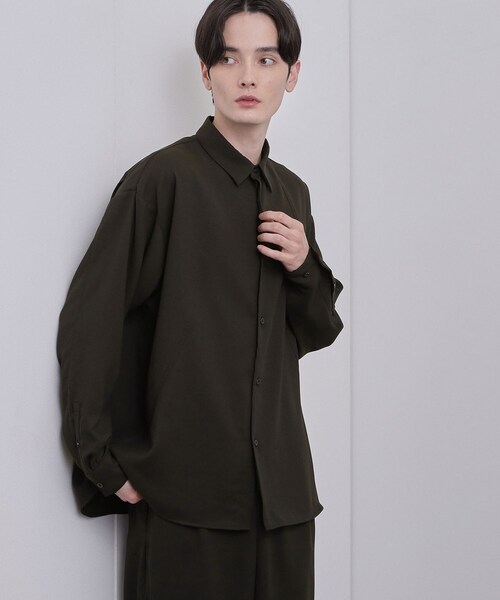 tk.TAKEO KIKUCHI(ティーケータケオキクチ)の「【UVカット/ストレッチ】NEUTRAXシリーズ 長袖シャツ(シャツ/ブラウス・メンズ・グレー/ブラック/ブラウン系その他・03/01/02)」の17枚目の写真