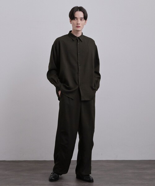 tk.TAKEO KIKUCHI(ティーケータケオキクチ)の「【UVカット/ストレッチ】NEUTRAXシリーズ 長袖シャツ(シャツ/ブラウス・メンズ・グレー/ブラック/ブラウン系その他・03/01/02)」の18枚目の写真