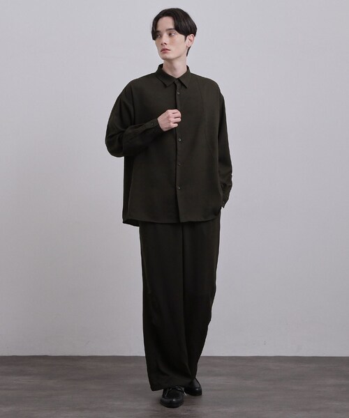 tk.TAKEO KIKUCHI(ティーケータケオキクチ)の「【UVカット/ストレッチ】NEUTRAXシリーズ 長袖シャツ(シャツ/ブラウス・メンズ・グレー/ブラック/ブラウン系その他・03/01/02)」の19枚目の写真