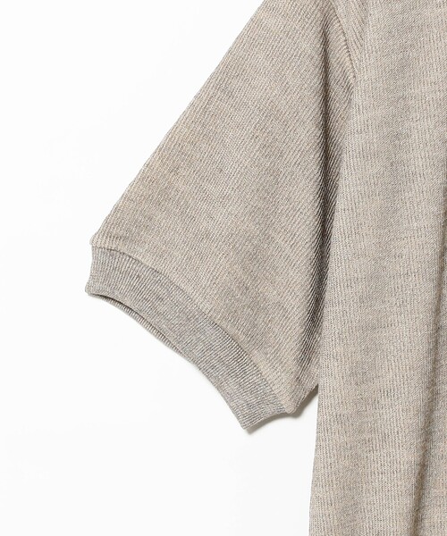 crepuscule(クレプスキュール)の「【別注】crepuscule / Ramie Crew Short Sleeve T-shirt(Tシャツ/カットソー・メンズ・ベージュ/ネイビー・L/XL/M)」の5枚目の写真