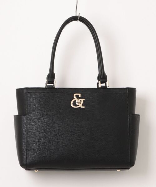 PINKY&DIANNE（ピンキーアンドダイアン）の「PINKY＆DIANNE（ピンキー＆ダイアン）　ロック　トート（トートバッグ・レディース・ブラック/ベージュ・FREE）」の2枚目の写真