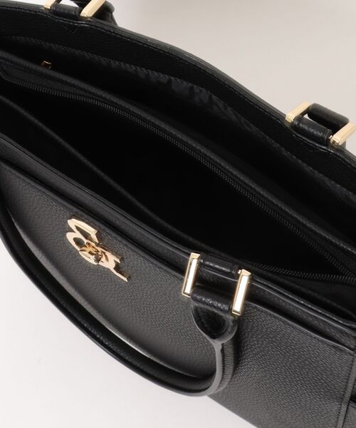 PINKY&DIANNE（ピンキーアンドダイアン）の「PINKY＆DIANNE（ピンキー＆ダイアン）　ロック　トート（トートバッグ・レディース・ブラック/ベージュ・FREE）」の5枚目の写真