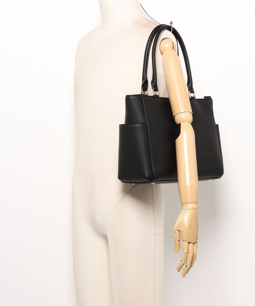 PINKY&DIANNE（ピンキーアンドダイアン）の「PINKY＆DIANNE（ピンキー＆ダイアン）　ロック　トート（トートバッグ・レディース・ブラック/ベージュ・FREE）」の6枚目の写真