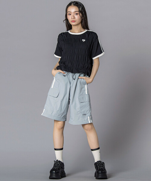 ZIDDY（ジディ）の「コンバーチブルカーゴボトム(130~160cm)（カーゴパンツ・キッズ・ブラック/ブルー・FREE/130cm/150cm/140cm）」の11枚目の写真