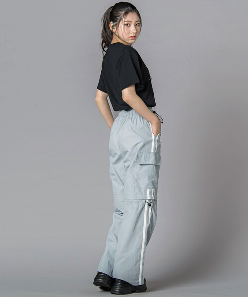 ZIDDY（ジディ）の「コンバーチブルカーゴボトム(130~160cm)（カーゴパンツ・キッズ・ブラック/ブルー・FREE/130cm/150cm/140cm）」の12枚目の写真