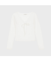Lace Trim Long Sleeve (Ivory)