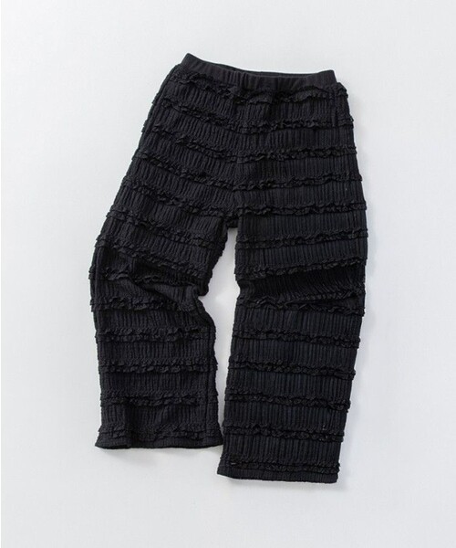 BRANSHES(ブランシェス)の「カットジャガードパンツ(その他パンツ・キッズ・ピンク/ブラック・110/130/100/150/140/120)」の11枚目の写真