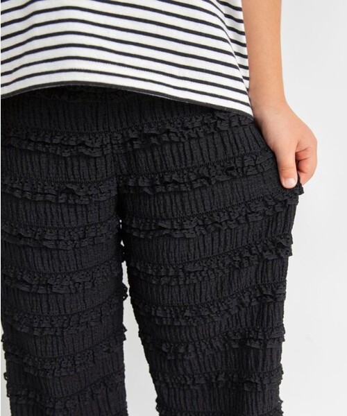 BRANSHES(ブランシェス)の「カットジャガードパンツ(その他パンツ・キッズ・ピンク/ブラック・110/130/100/150/140/120)」の17枚目の写真