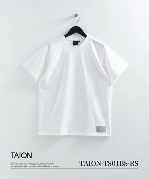 TAION(タイオン)の「【TAION(タイオン)】〈ユニセックス〉ファンクションT UV 接触冷感 抗菌 速乾 ストレッチ Tシャツ-レギュラー(Tシャツ/カットソー・メンズ・ダークネイビー/ホワイト/ライトグレー/チャコール/ブラック/カーキ・XS/S/M/L/XL/2XL)」の2枚目の写真
