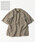 FREAK'S STORE�i�t���[�N�X�X�g�A�j�́uLINEN COTTON V NECK SHIRT/���l���R�b�g�� V�l�b�N �V���c�y�Z�b�g�A�b�v�Ή��z�i�V���c/�u���E�X�j�v�b�_�[�N�u���E��