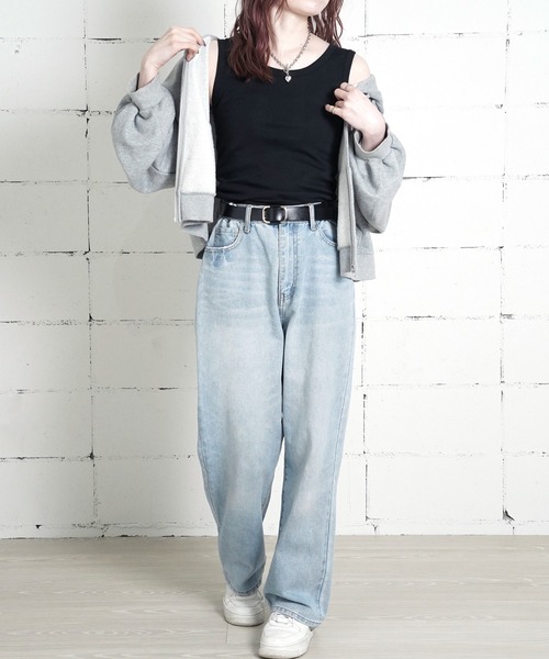 MILLER(ミラー)の「"02"≪Robert P. Miller≫パックT パネルリブ タンクトップ(タンクトップ・レディース・グレー/ブラック×グレー/オフホワイト/ブラック/ホワイト系1/ホワイト×ブラック/スモークピンク/チャコールグレー/ホワイト系2・FREE)」の17枚目の写真