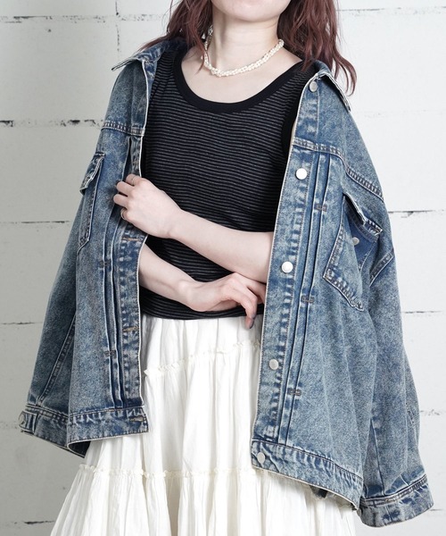 MILLER(ミラー)の「"02"≪Robert P. Miller≫パックT パネルリブ タンクトップ(タンクトップ・レディース・グレー/ブラック×グレー/オフホワイト/ブラック/ホワイト系1/ホワイト×ブラック/スモークピンク/チャコールグレー/ホワイト系2・FREE)」の20枚目の写真