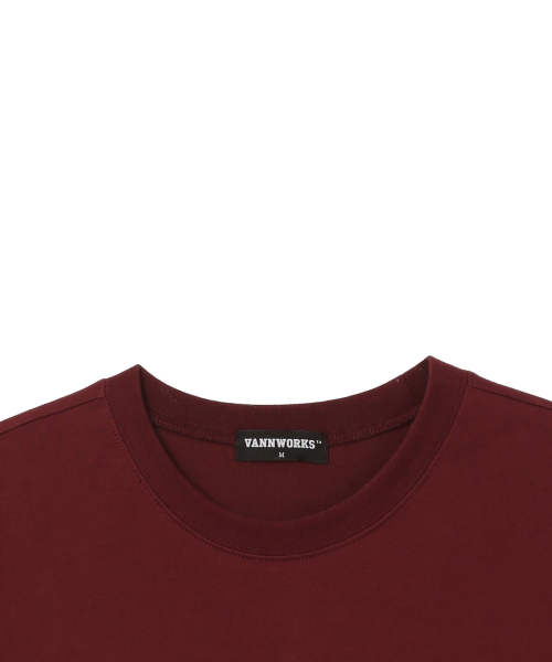 VANNWORKS（バンワークス）の「1992 オーバーサイズ 半袖Tシャツ (VS0099) ワイン/ホワイト（Tシャツ/カットソー・レディース・その他・LARGE/MEDIUM/SMALL/X-LARGE/XX-LARGE）」の3枚目の写真