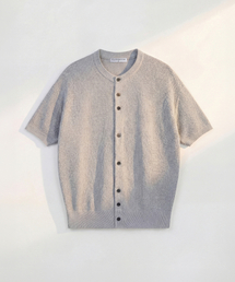 FLAWSROOM（フローズルーム）の「Amalfi Cotton Half Cardigan GREY（ニット/セーター）」