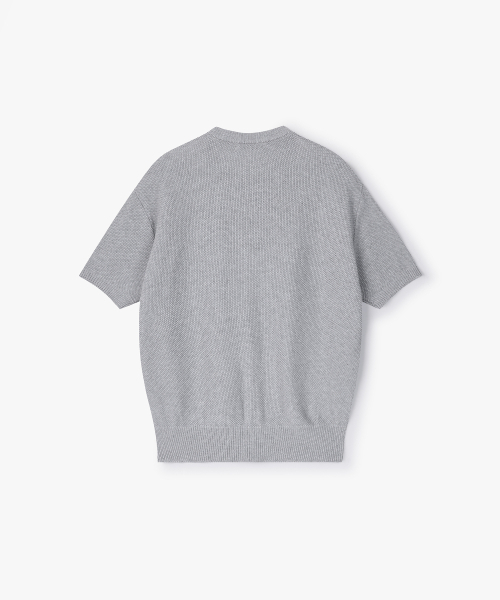 FLAWSROOM(フローズルーム)の「Amalfi Cotton Half Cardigan GREY(ニット/セーター・メンズ・その他・MEDIUM/LARGE)」の3枚目の写真