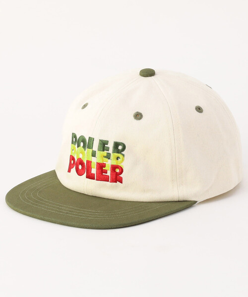 POLeR(ポーラー)の「POLeR/ポーラー EMB BASEBALL CAP ベースボールキャップ(キャップ・メンズ・ベージュ/ナチュラル・ONE SIZE)」の2枚目の写真